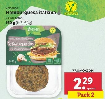 Lidl Hamburguesas oferta