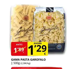 Supermercados MAS GAROFALO Gama pasta oferta