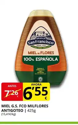 Supermercados MAS Miel g.s. fco milflores antigoteo oferta
