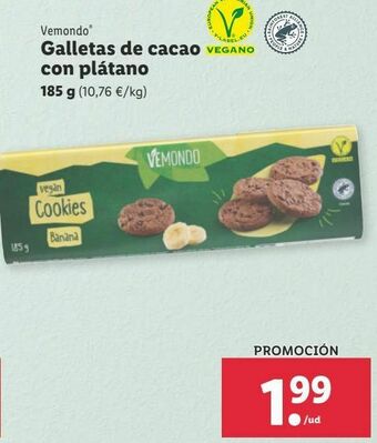 Lidl Galletas de chocolate oferta
