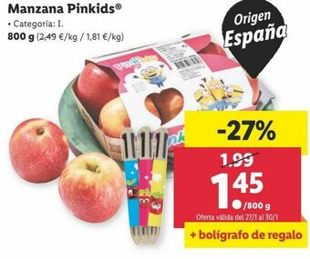 Lidl Manzanas oferta