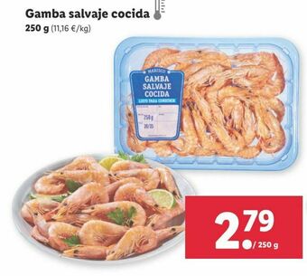 Lidl Gambas cocidas oferta