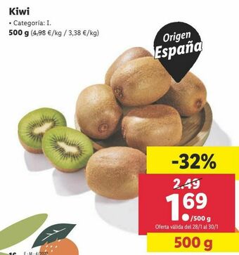 Lidl Kiwis oferta
