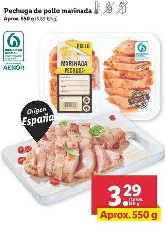 Lidl Pechuga de pollo oferta