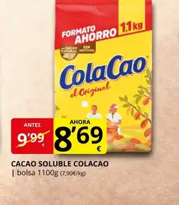 Supermercados MAS COLACAO Cacao soluble oferta