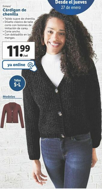 Lidl Cárdigan esmara oferta