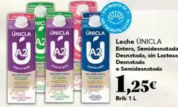 Gadis Unicla - leche entera, semidesnatada desnatada, sin lactosa desnatada o semidesnatada oferta