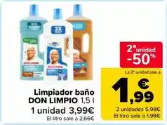 Carrefour Market Don limpio - netejador de bany oferta