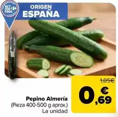 Carrefour Market Cogombre almería oferta