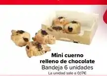 Carrefour Market Minicorn farcit de xocolata oferta