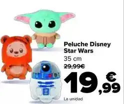 Carrefour Star wars - peluche disney oferta