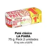 Carrefour Market La piara - paté classic oferta