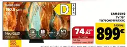 Carrefour Samsung - tv 75 tq75qn74fatxxc oferta