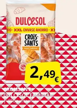 Supermercados MAS DULCESOL Croissant familiar oferta