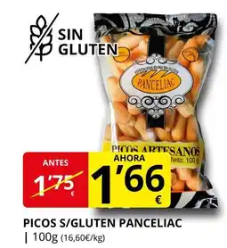Supermercados MAS PANCELIAC Picos s/gluten oferta