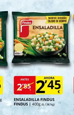 Supermercados MAS FINDUS Ensaladilla findus oferta