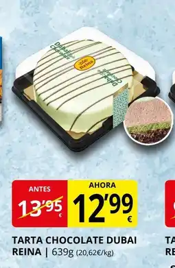 Supermercados MAS REINA Tarta chocolate dubai oferta