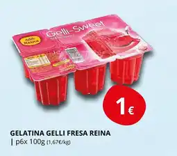 Supermercados MAS REINA Gelatina gelli fresa oferta