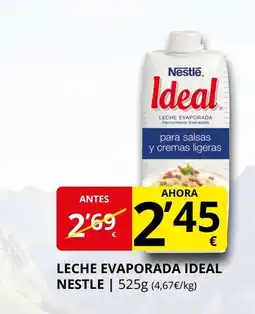 Supermercados MAS Leche evaporada ideal nestle oferta