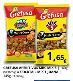 Supermercados MAS GREFUSA Aperitivos mrc mix-5 o cocktail mix tijuana oferta