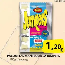 Supermercados MAS JUMPERS Palomitas mantequilla oferta