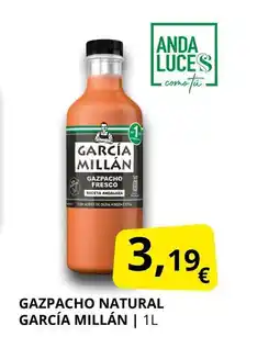Supermercados MAS GARCÍA MILLAN Gazpacho natural oferta