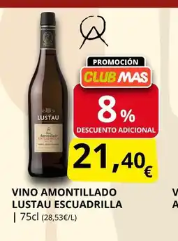 Supermercados MAS Vino amontillado lustau escuadrilla oferta