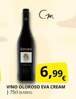 Supermercados MAS Vino oloroso eva cream oferta