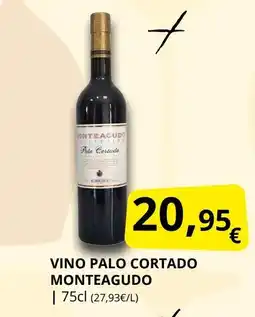 Supermercados MAS Vino palo cortado monteagudo oferta
