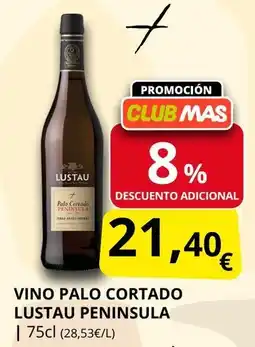 Supermercados MAS Vino palo cortado lustau peninsula oferta