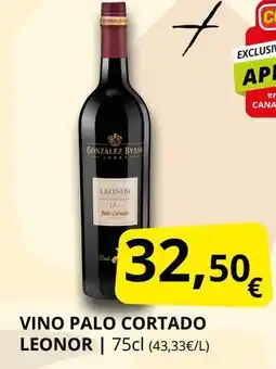 Supermercados MAS Vino palo cortado leonor oferta