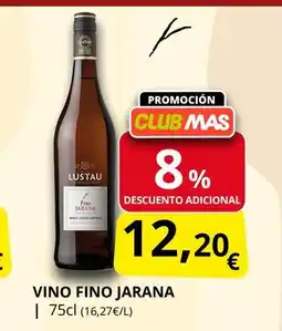 Supermercados MAS JARANAVino fino oferta