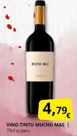 Supermercados MAS MUCHO MAS Vino tinto oferta