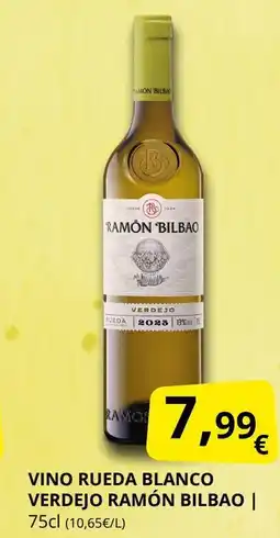 Supermercados MAS RAMÓN BILBAO Vino rueda blanco verdejo oferta
