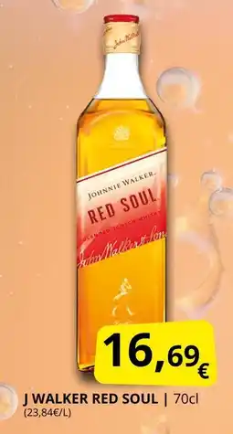 Supermercados MAS RED SOUL J walker oferta