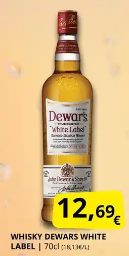 Supermercados MAS DEWARS WHITE LABEL Whisky oferta