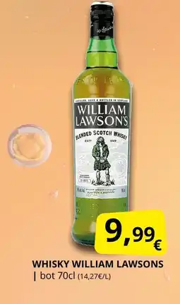 Supermercados MAS WILLIAM LAWSONS Whisky oferta