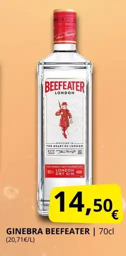Supermercados MAS BEEFEATER Ginebra oferta