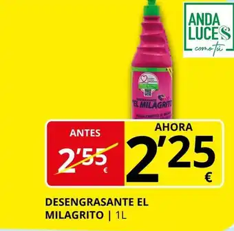 Supermercados MAS EL MILAGRITO Desengrasante oferta