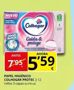 Supermercados MAS COLHOGAR Papel higiénico protec oferta