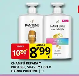 Supermercados MAS PANTENE Champú repara y protege suave y liso o hydra oferta