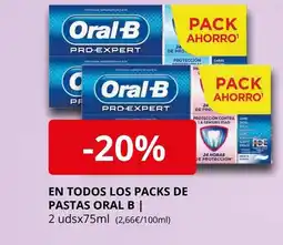 Supermercados MAS ORAL-B En todos los packs de pastas oferta