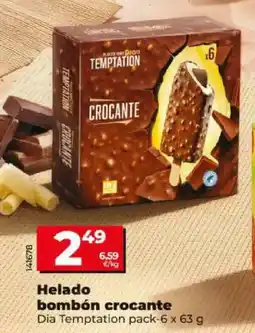 Dia DIA TEMPTATION Helado bombón crocante oferta