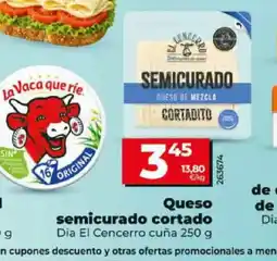 Dia DIA EL CENCERRO Queso semicurado cortado oferta