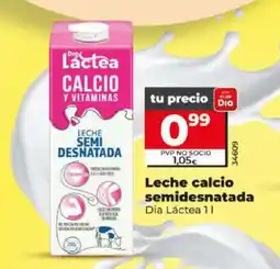 Dia DIA LÁCTEA Leche calcio semidesnatada oferta