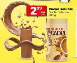 Dia DIA TEMPTATION Cacao soluble oferta