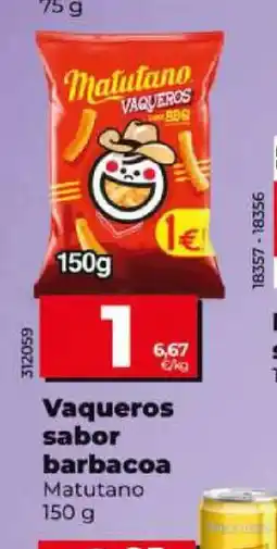 Dia MATUTANO Vaqueros sabor barbacoa oferta