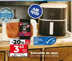 Dia DIA MARI MARINERA Solomillo de atún oferta