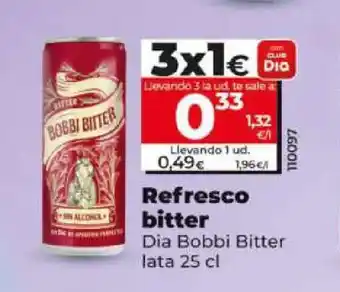Dia DIA BOBBI BITTER Refresco bitter oferta