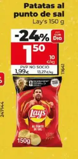 Dia LAY'S Patatas al punto de sal oferta